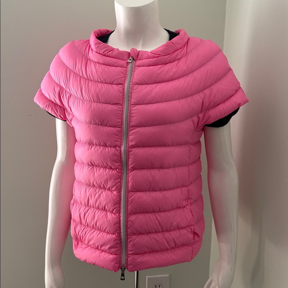 Cotes of London St. Ives Down Vest Bubblegum Pink NEW embroidered logo - Picture 2 of 9